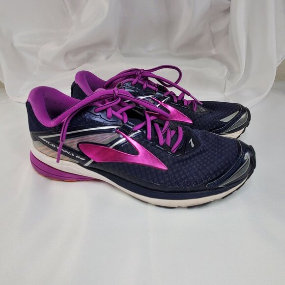 Brooks Shoes - Brooks Ravenna 8 Women's Size 9.5 Medium (B) High Performance Running Shoes Purp